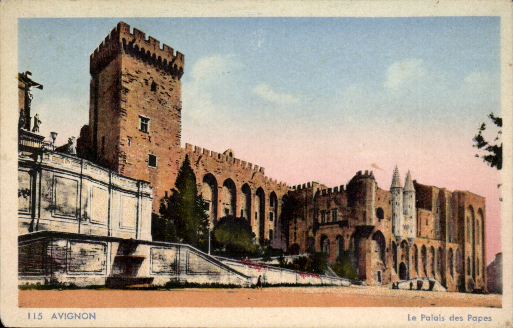 Avignon CPA Le palais des Papes