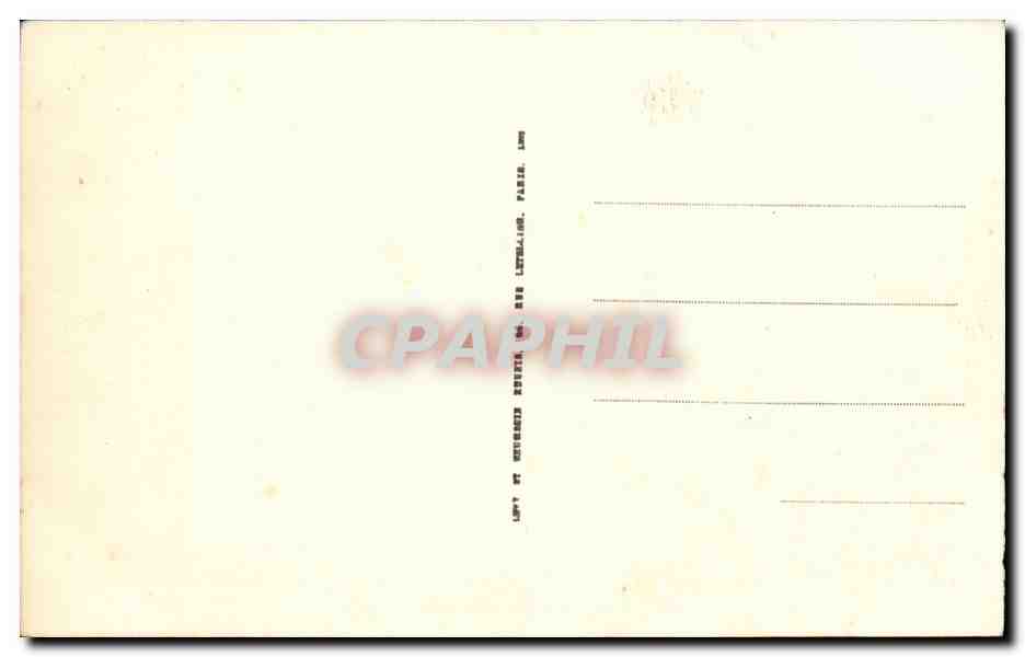 Paris CPA La Madeleine — Verso
