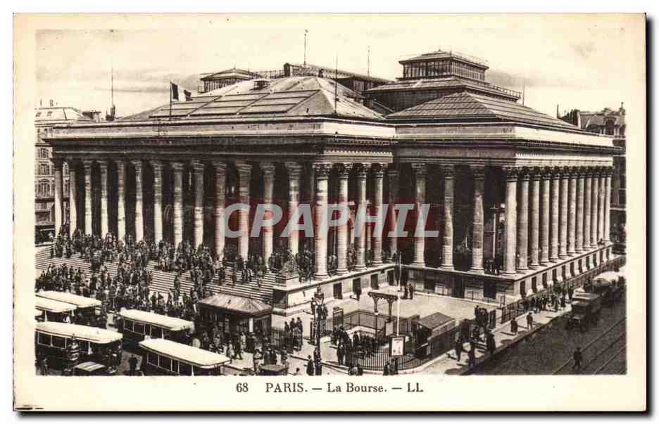 Paris CPA La Bourse