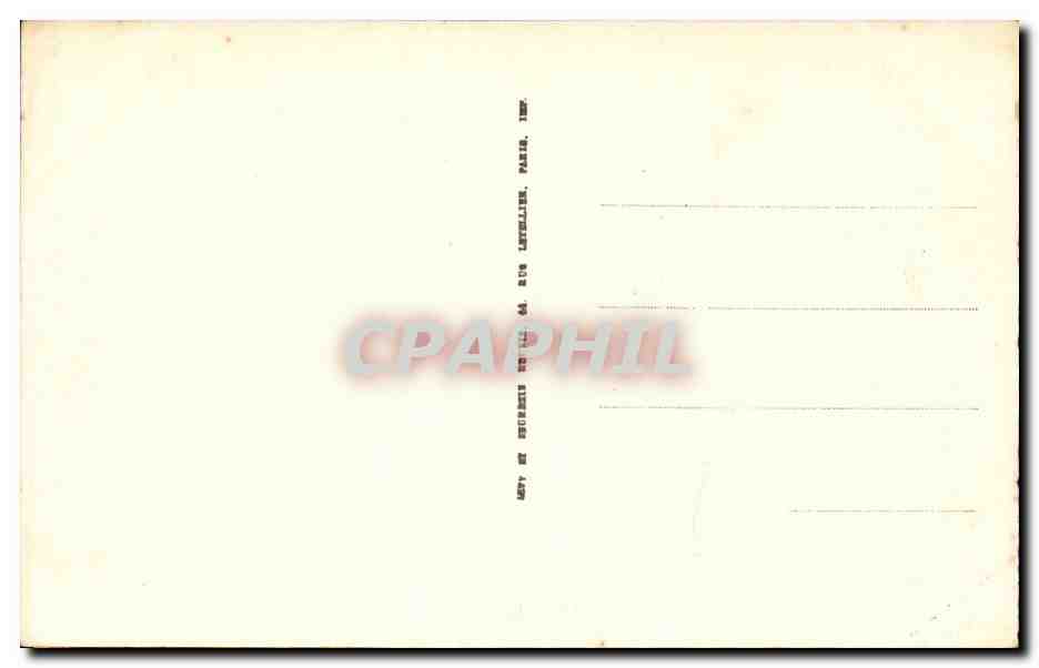 Paris CPA La Bourse — Verso