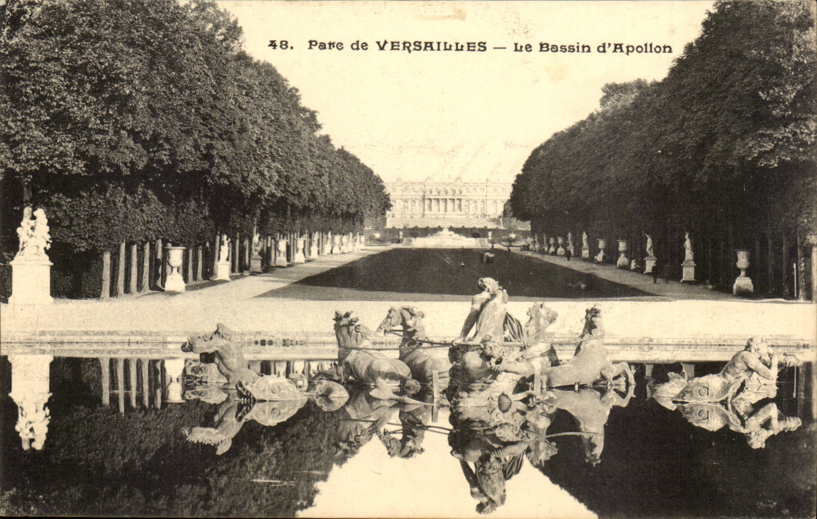 Versailles cPA Bassin d'Apollon