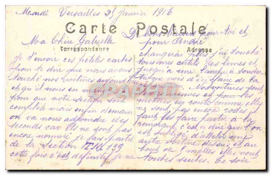 Versailles cPA Bassin de Latone — Verso