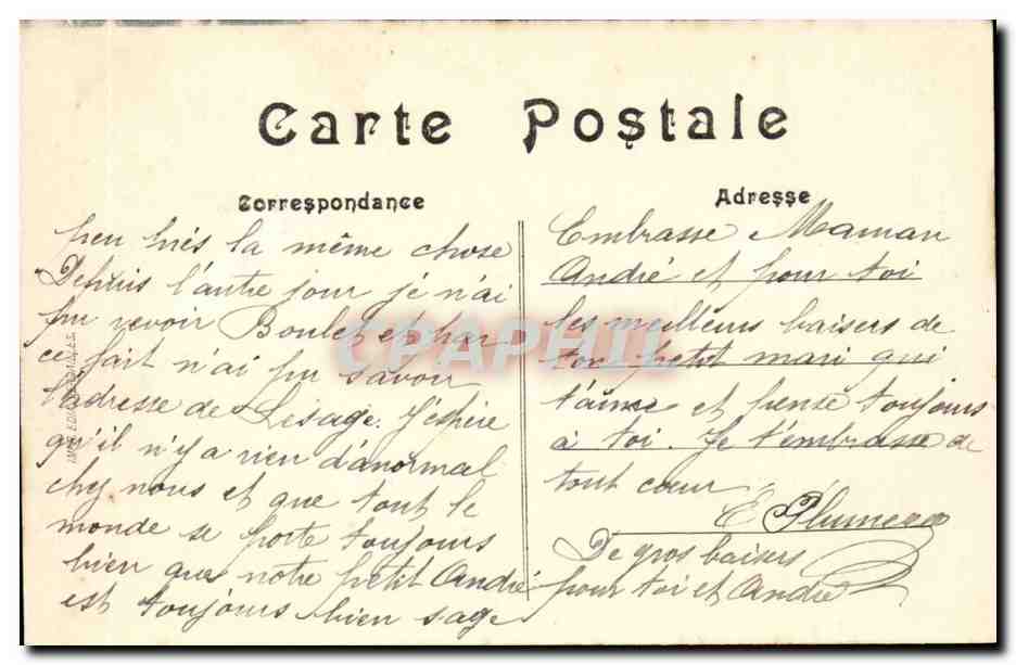 Versailles cPA Bassin de Neptune — Verso