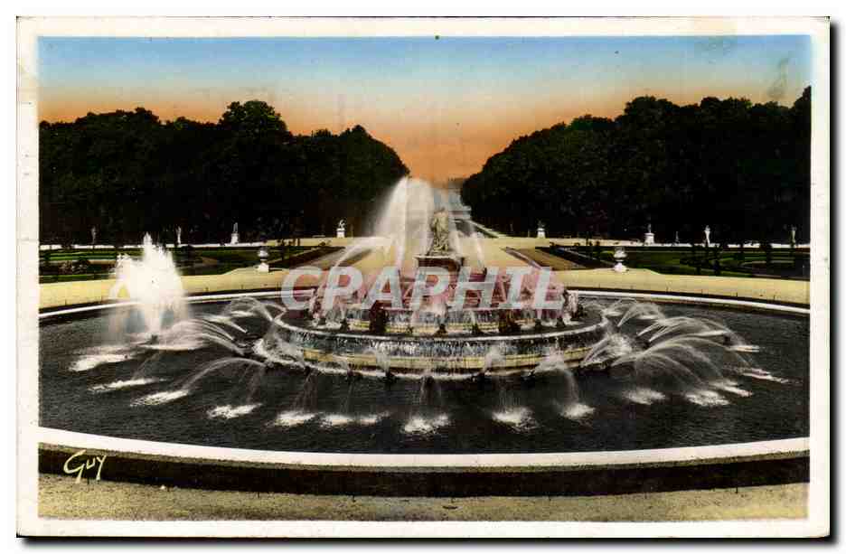 Versailles cPA Bassin de Latone et les grandes eaux