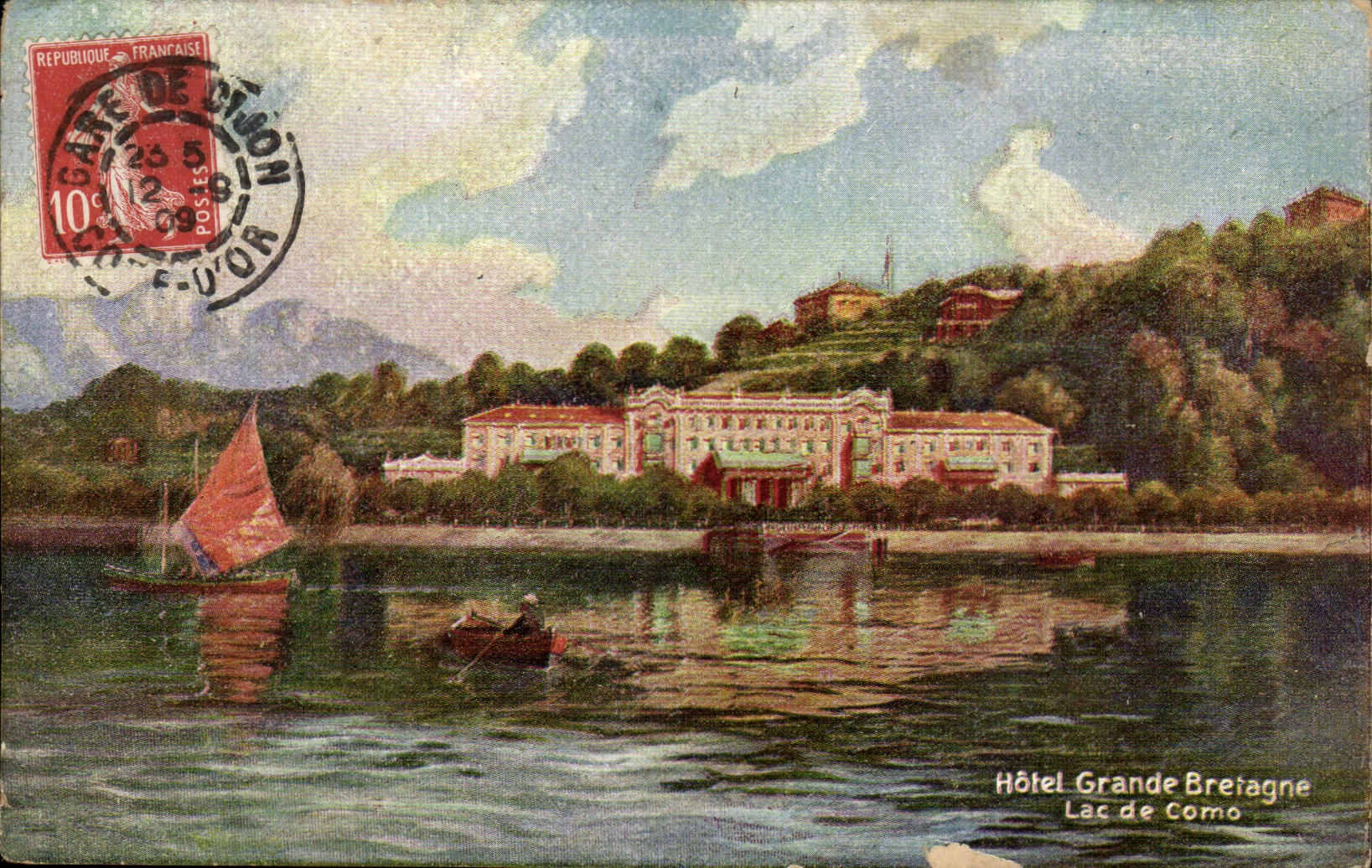 CPA Hotel Grande Bretagne Lac de Como
