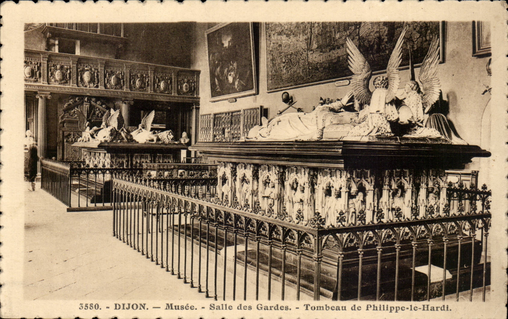 Dijon CPa Musee Salle des gardes Tombeau de philippe le Hardi