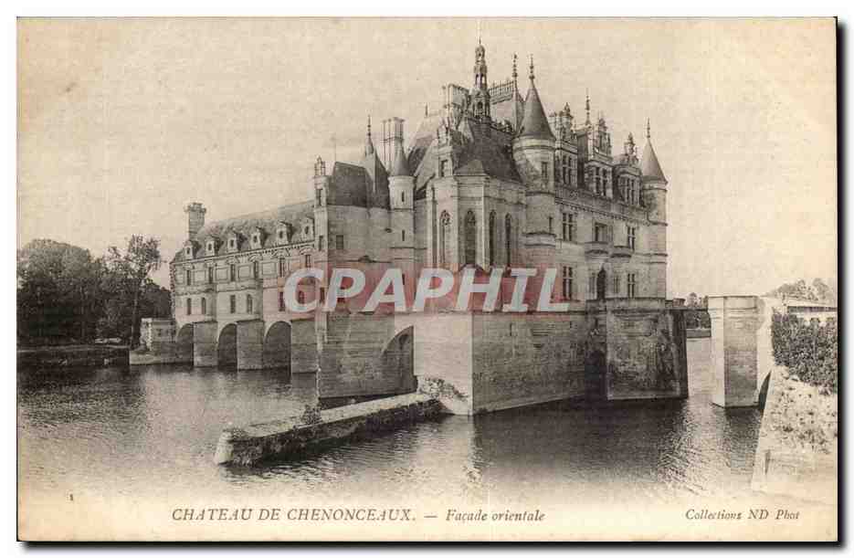 Chateau de Chenonceaux CPA Facade orientale