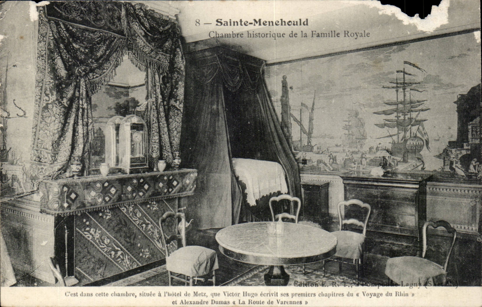 Sainte Menehould CPA Chambre historique de la famille royale