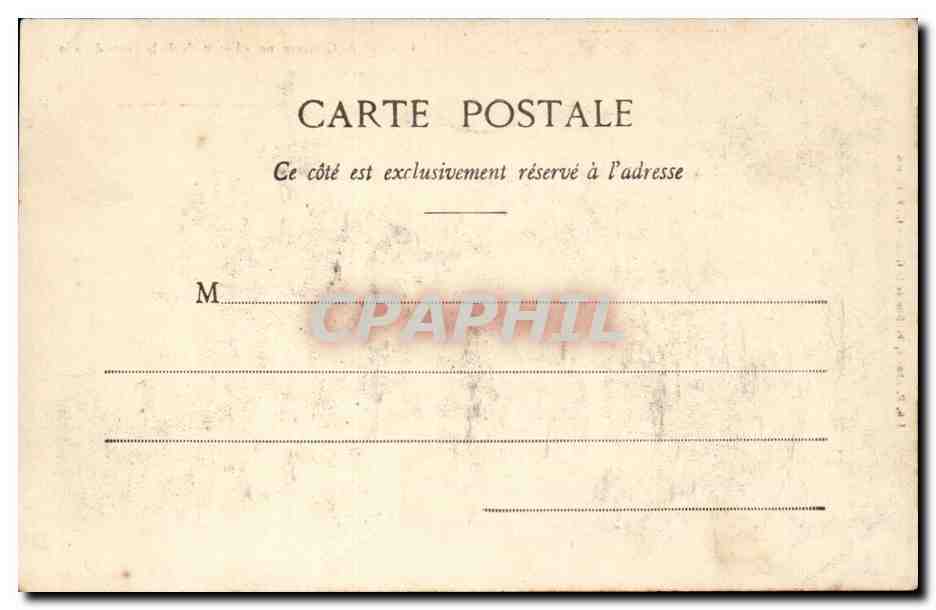 Cite de Carcassonne CPA Ensemble de la porte d'Aude — Verso