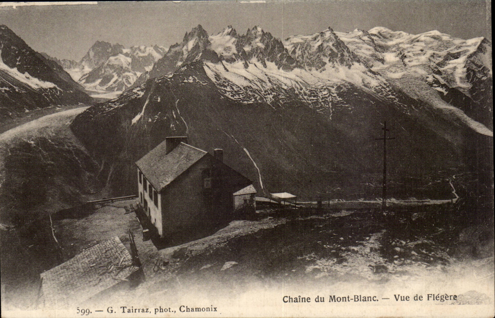 CPA Chaine du Mont Blanc Vue de Flegere