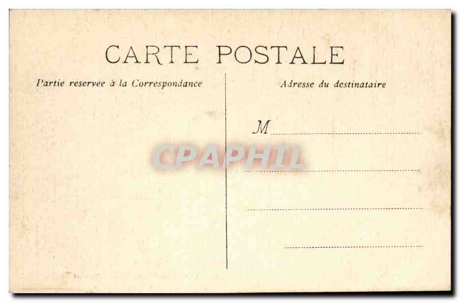 CPA Chaine du Mont Blanc Vue de Flegere — Rückseite