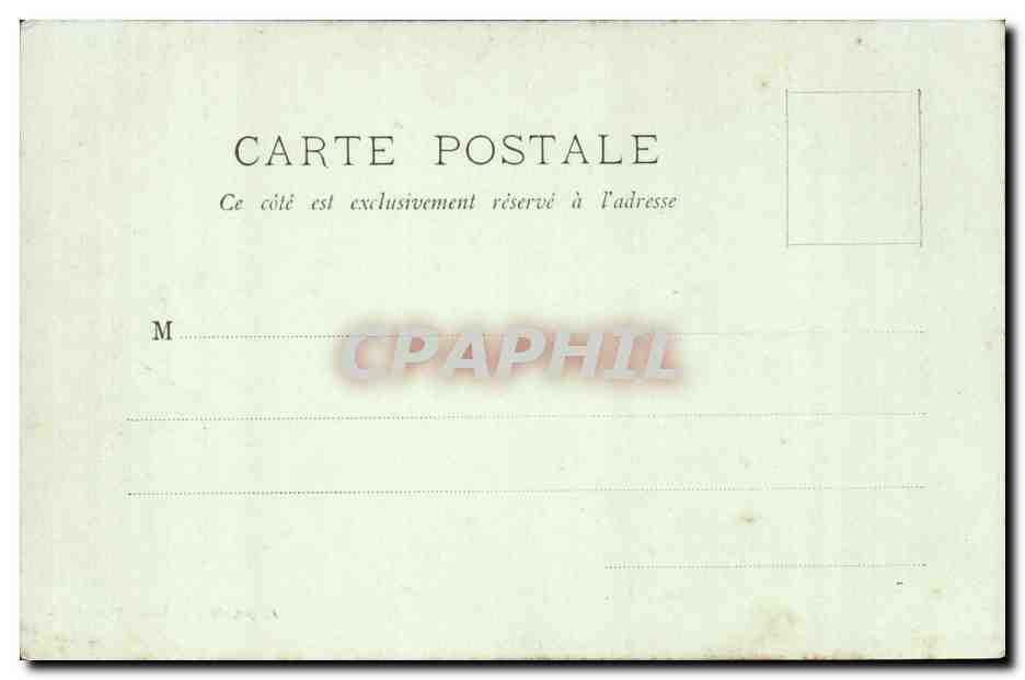 Lyon - Statue de Carnot - CPA  — Verso