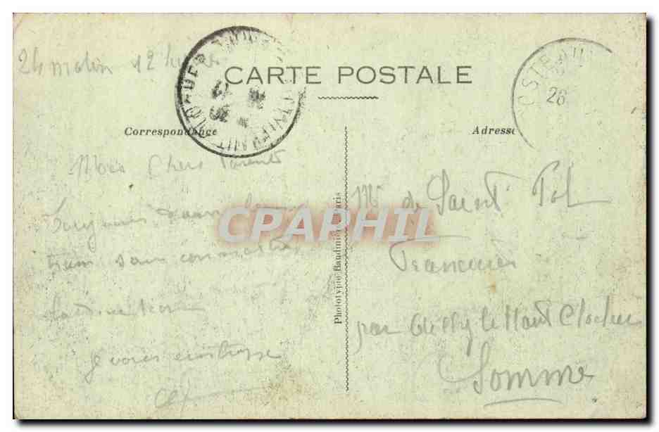 Chaumont - Le Viaduc et le Point de Saint Roch - Bridge - CPA train — Rückseite