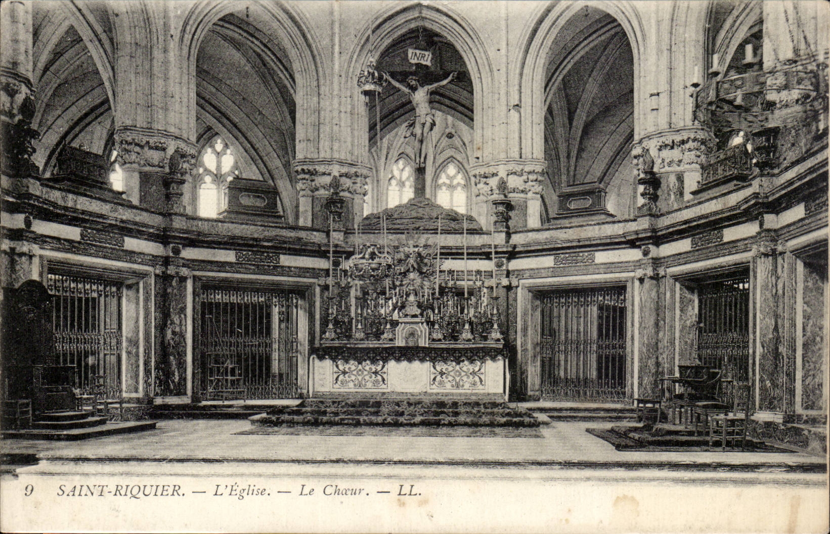 Saint Riquier - L'Eglise - Le Choeur - CPA 