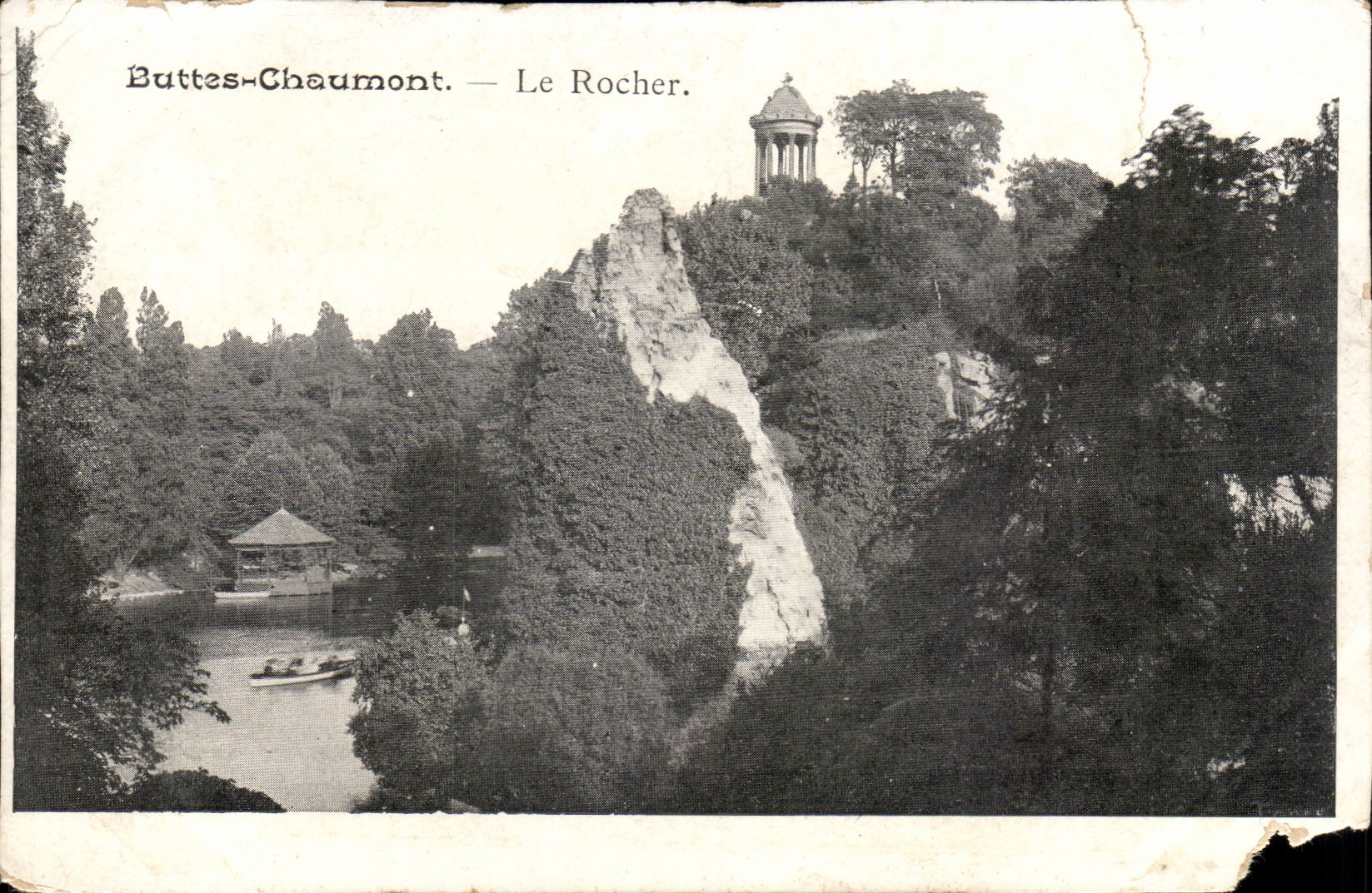 Paris 19 - Buttes Chaumont - Le Rocher - CPA 