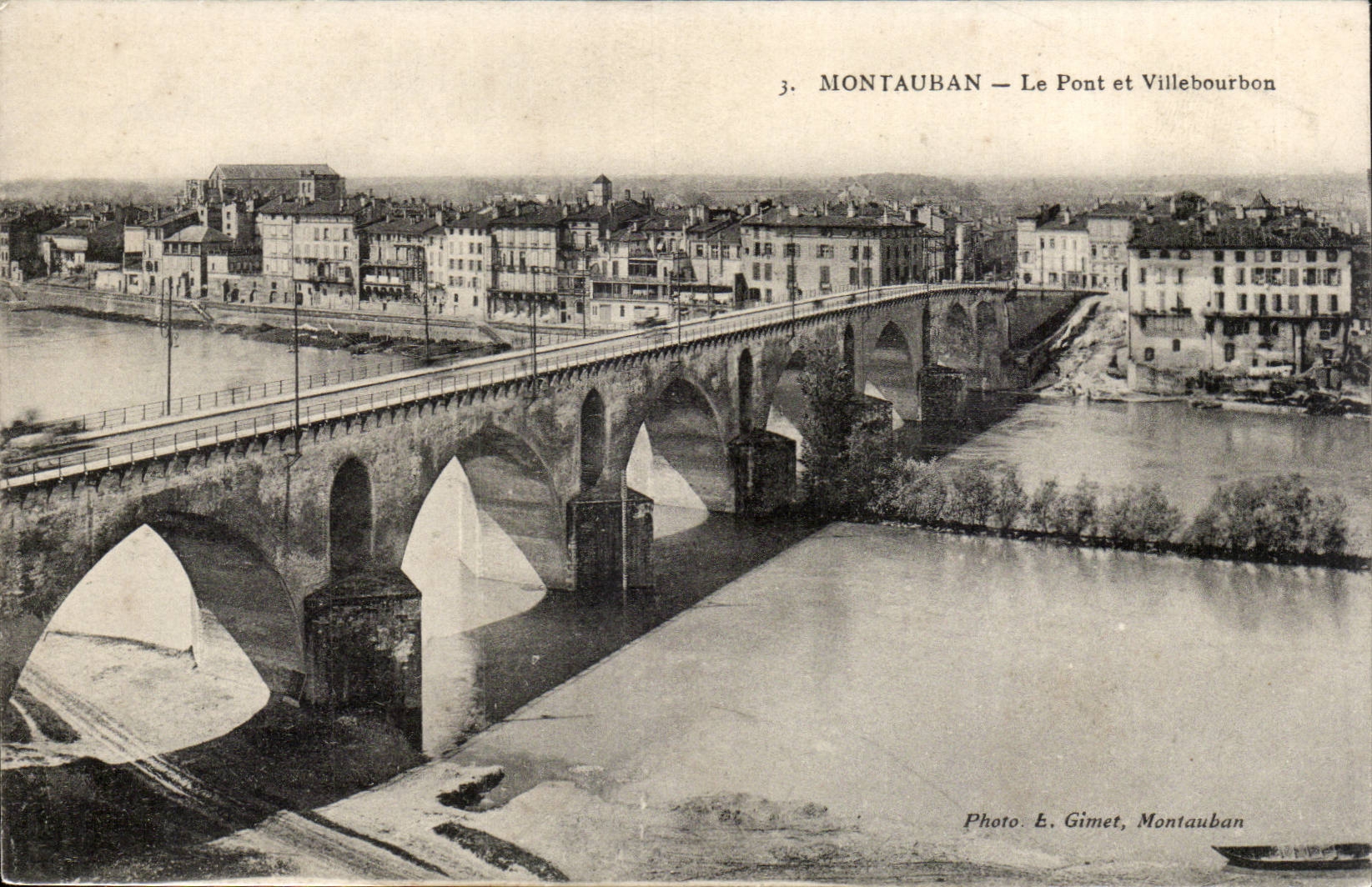Montauban - Le Pont et VilleBourbon - CPA 