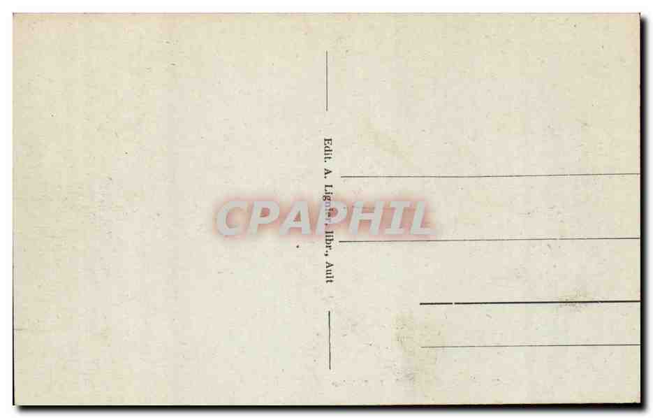 Ault - Vue Generale de la Falaise - CPA  — Back