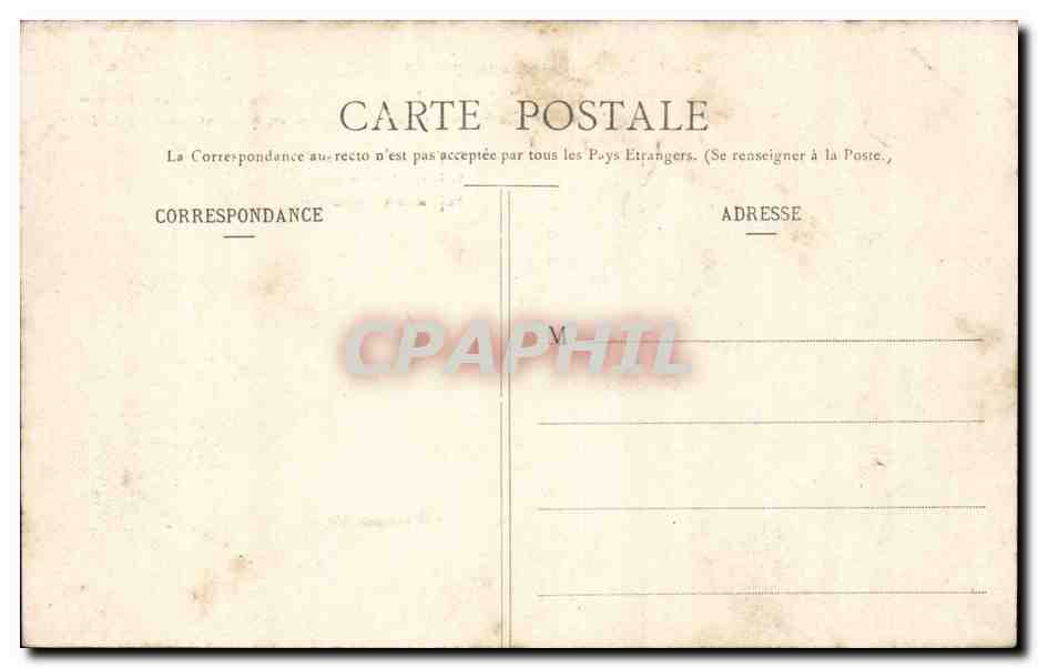 Saint Aubon de Baubigne CPA Ruines du chateau de la Durbeliere — Rückseite