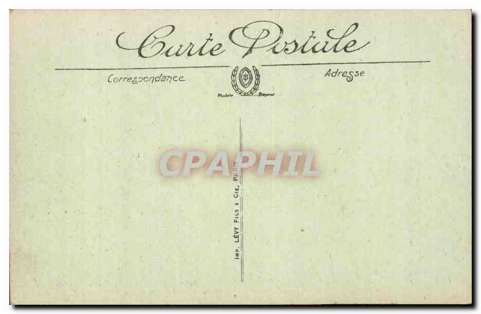 Ruines de la Grande Guerre — Reims — Abri de grosse artillerie à l'intérieur de la ville — Vues Paris n° 600 — Reverso
