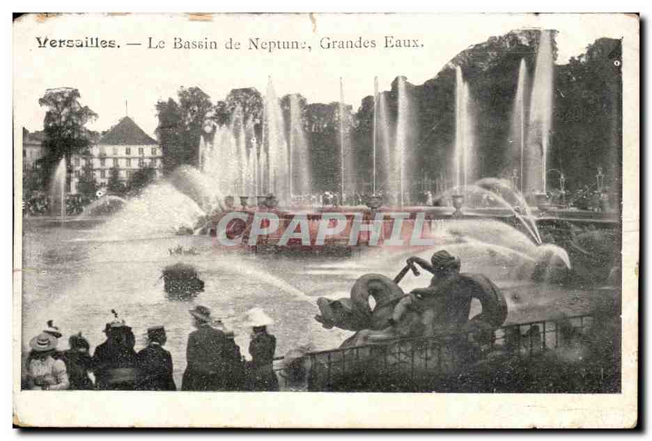 Versailles — Le Bassin de Neptune, Grandes Eaux.
