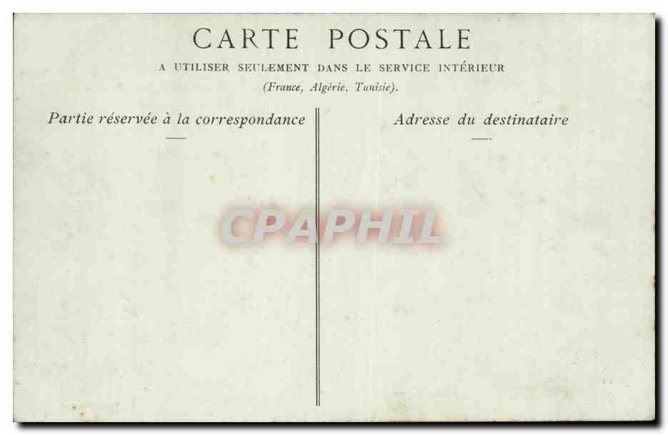 Macon cPA La prefecture — Rückseite