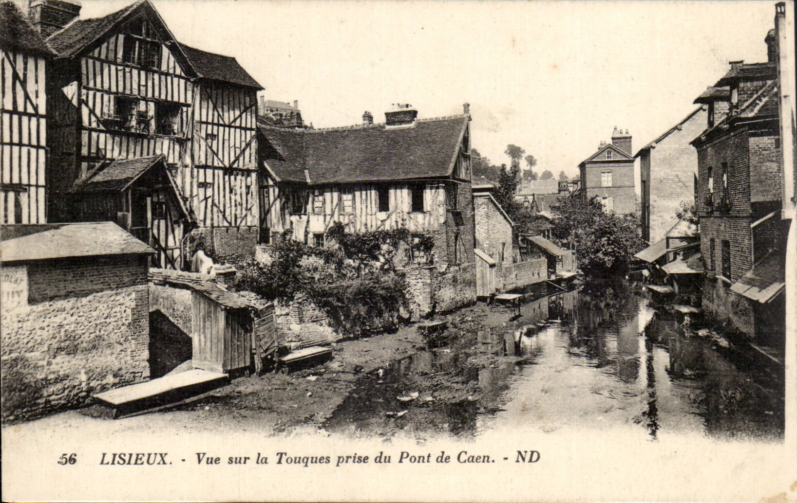 Lisieux — Vue sur la Touques prise du Pont de Caen — ND
