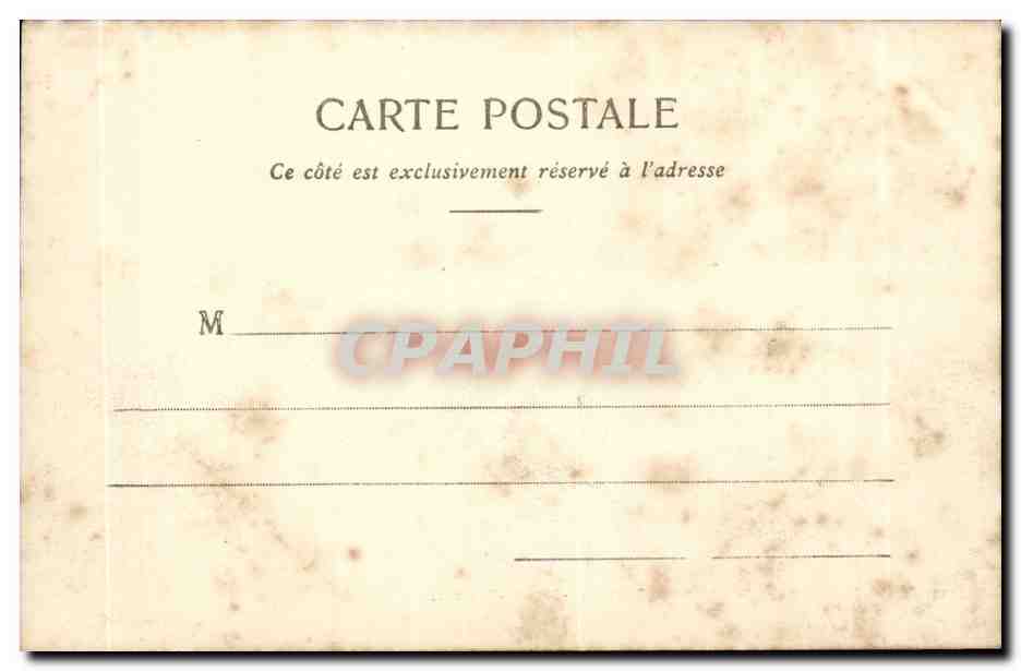 Cussac CPA Chateau La Chesnaye Sainte GEmme — Rückseite