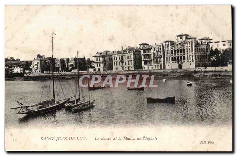 SAINT-JEAN-DE-LUZ — Le Bassin et la Maison de l'Infante — ND Phot