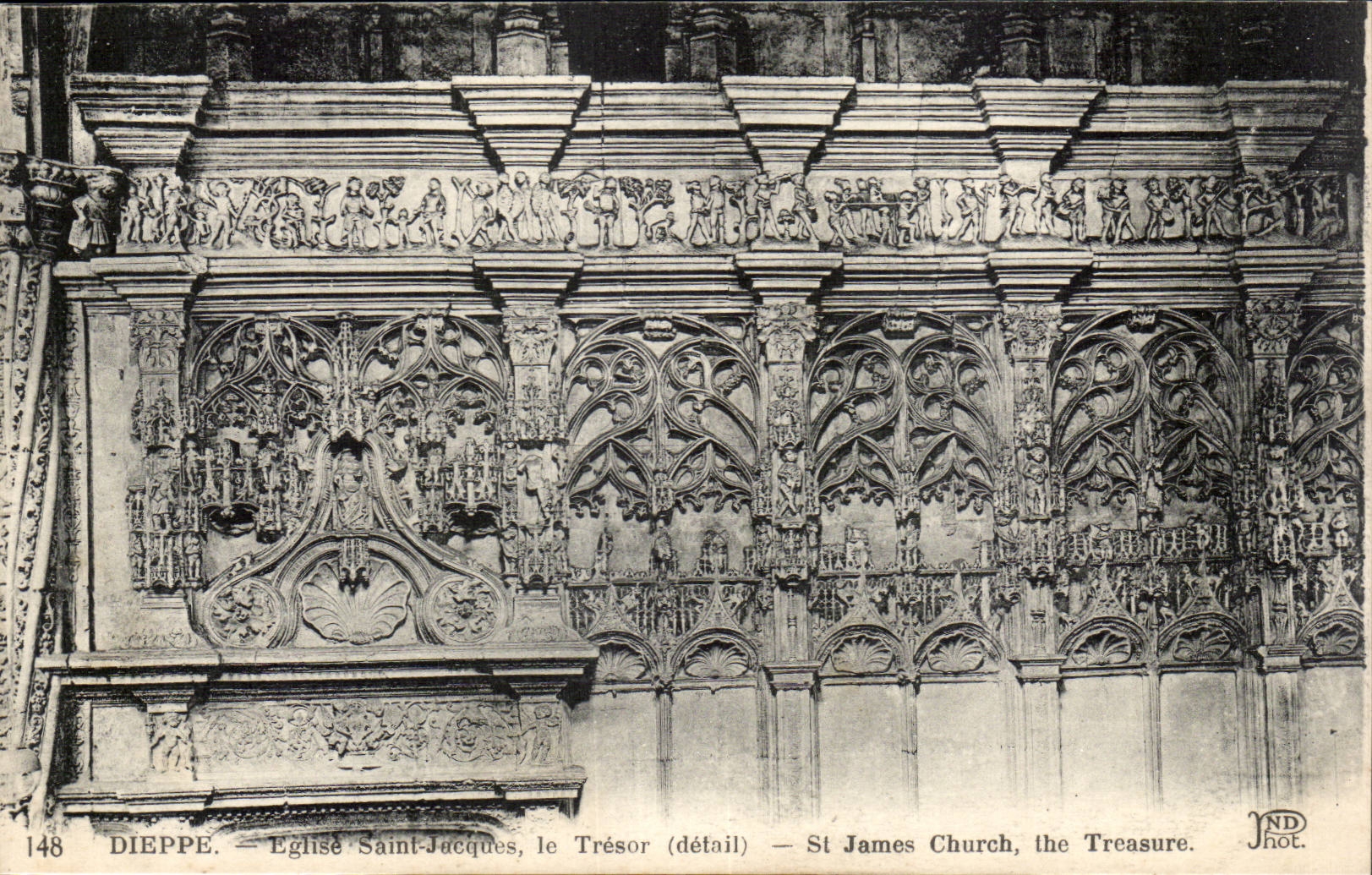 Dieppe CPA Eglise Saint Joseph le tresor 