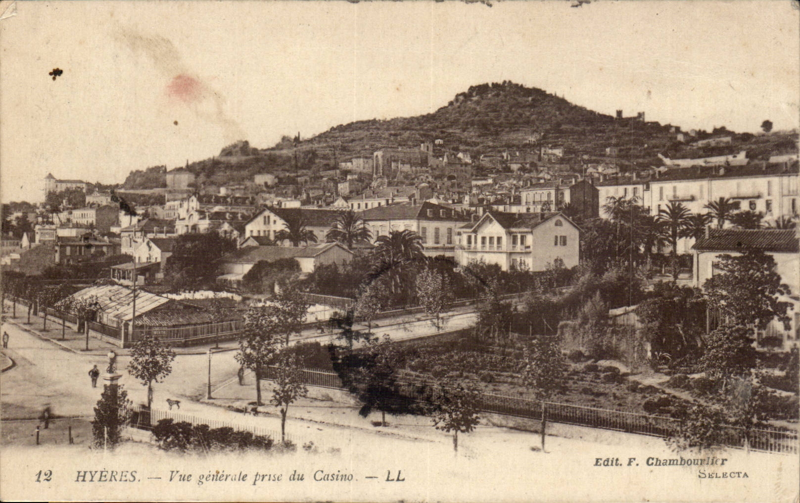 Hyeres CPA Vue generale prise du casino