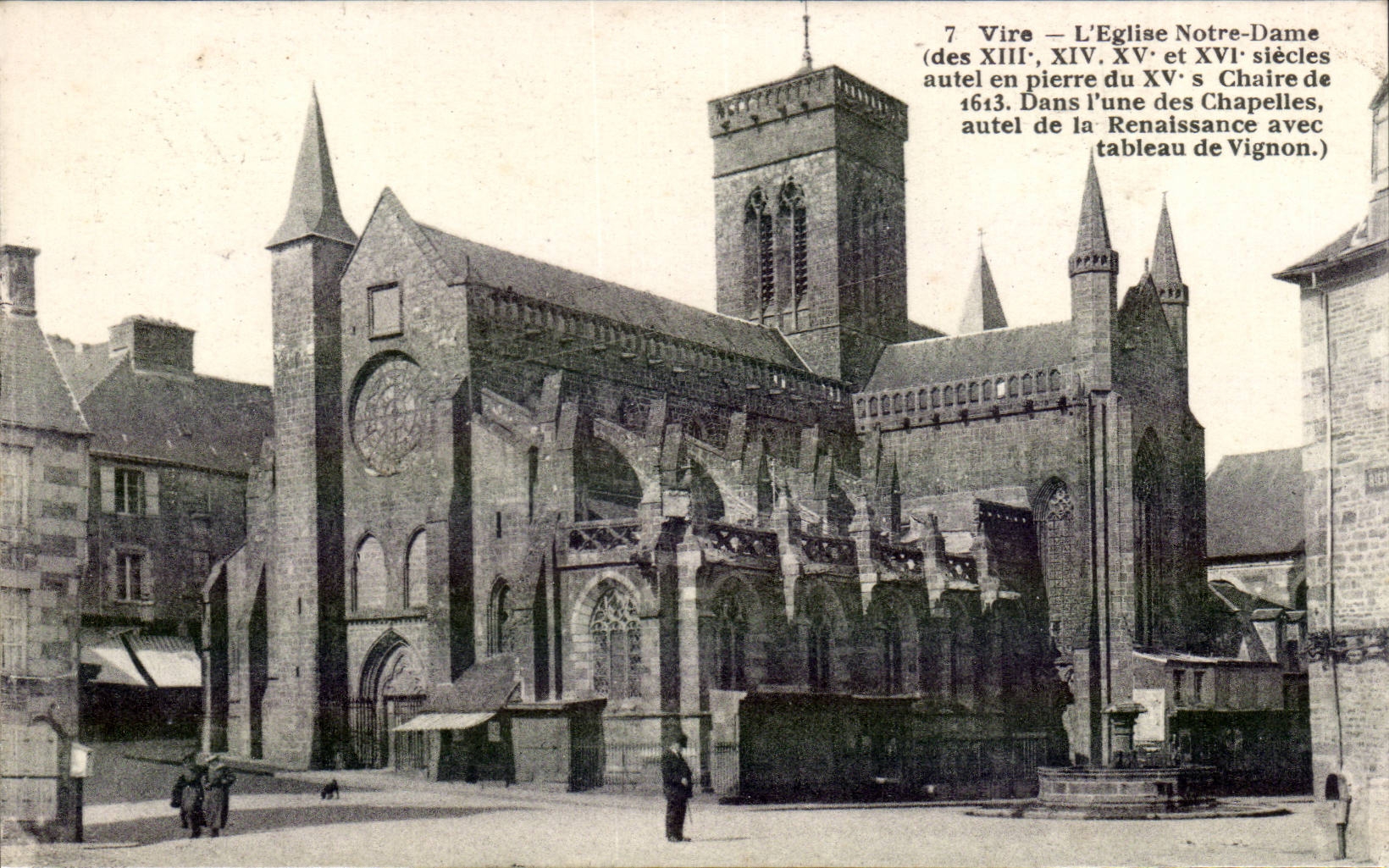 Vire CPA Eglise Notre DAme 