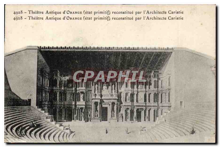 Orange CPA Theatre antique reconstitue par l'architecte Caristie