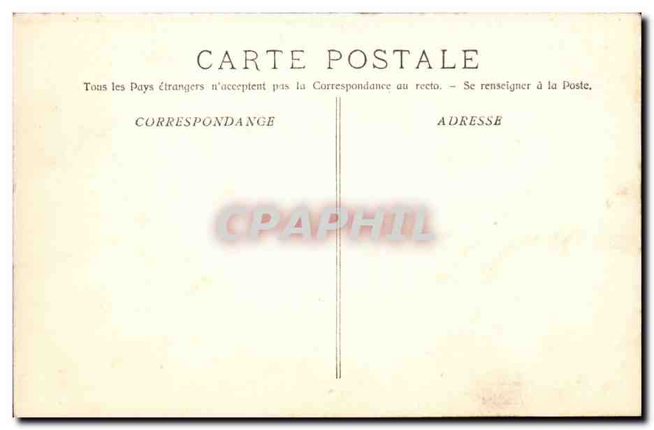 Fontaine de Vaucluse CPA La prise du canl de CArpentras — Back