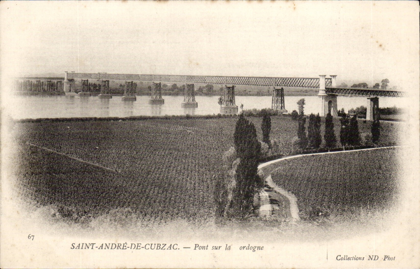 Saint-André-de-Cubzac — Pont sur la Dordogne — Collections ND Phot