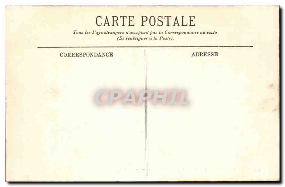 Le Havre CPA Les brise lames et l'avant port — Rückseite