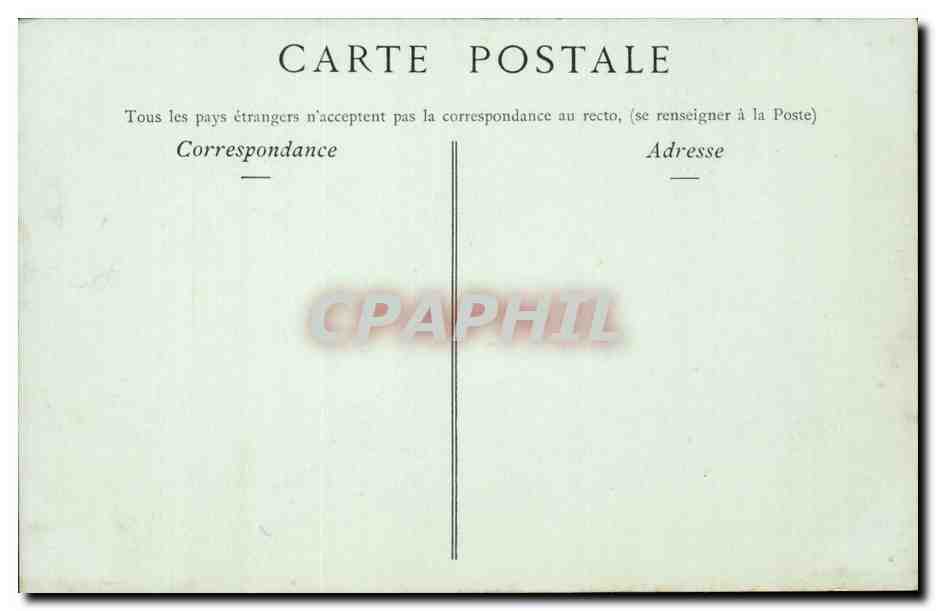 Le TReport CPA La jetee un jour de tempete (phare ligththouse) — Rückseite