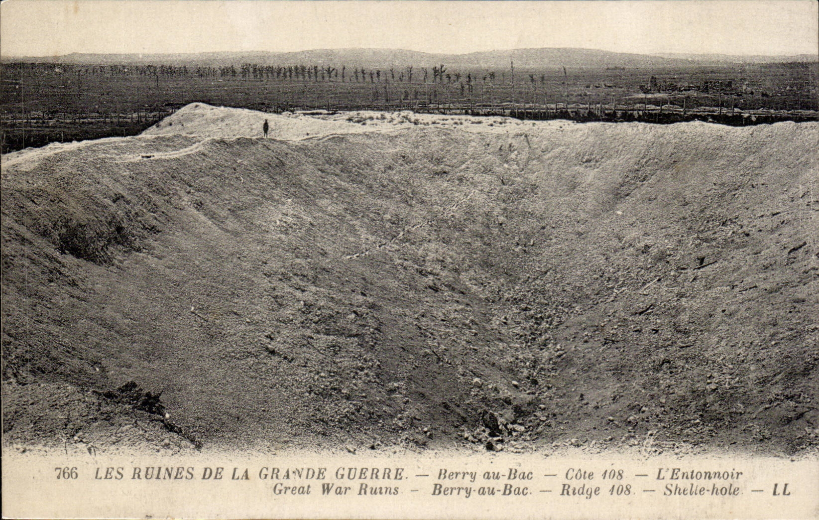 Les Ruines de la Grande Guerre — Berry-au-Bac — Côte 108 — L'Entonnoir — n° 766
