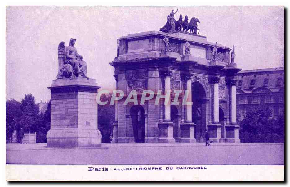 Paris CPA Arc de triomphe du carrousel
