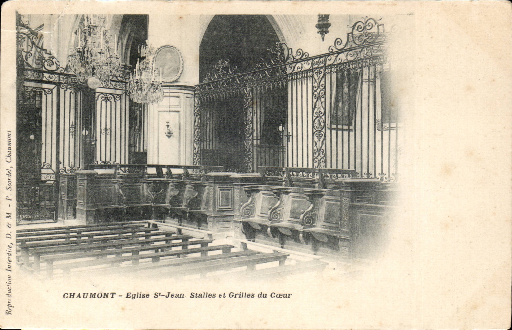 Chaumont - Église Saint-Jean - Stalles et Grilles du Cœur — D. & M. P. Scordel