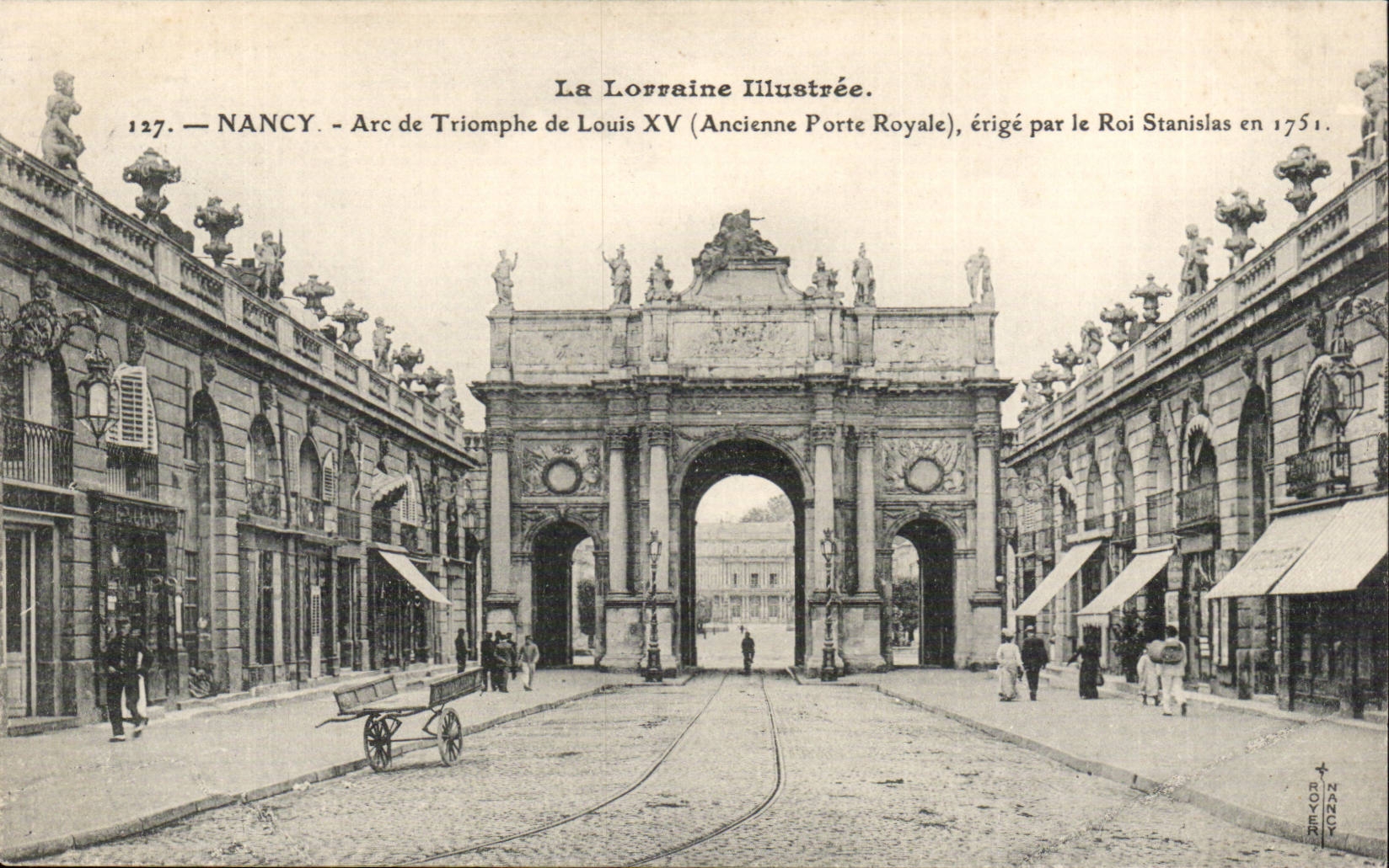 Nancy CPA Arc de triomphe de Louis XV 