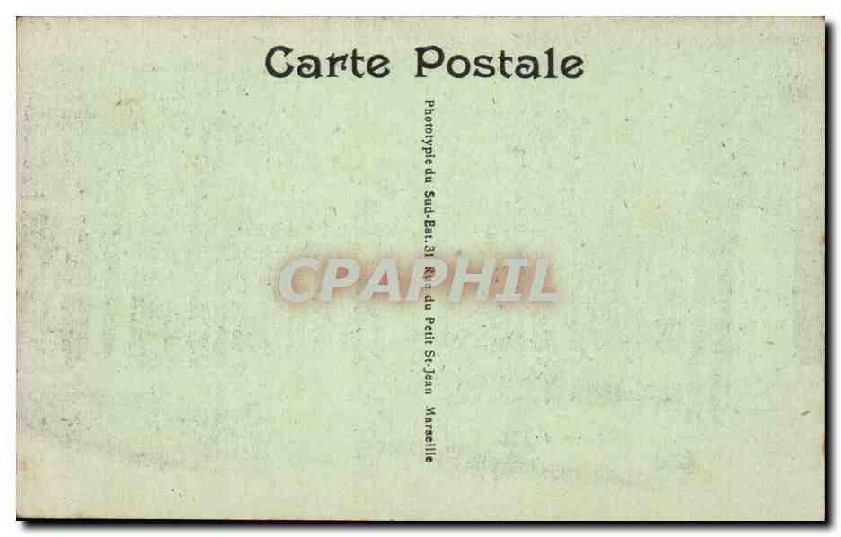 Aix en Provence CPA Cathedrale Saint Sauveur Cloitre Roman — Verso
