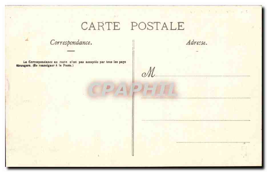 Nancy CPA La porte neuve ou porte Desilles a l'entree de la rue de Metz (1785) — Verso