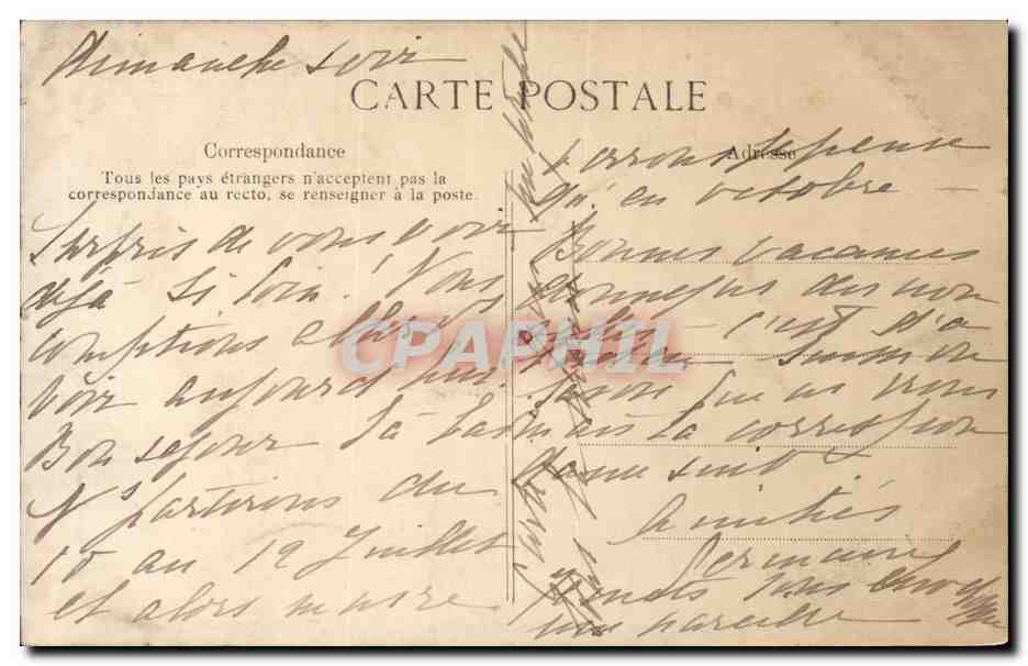 CPA Le cure de Pontoise CPA Je vais dit jeter mon bonnet a celui qui a le plus trompe son mari — Rückseite