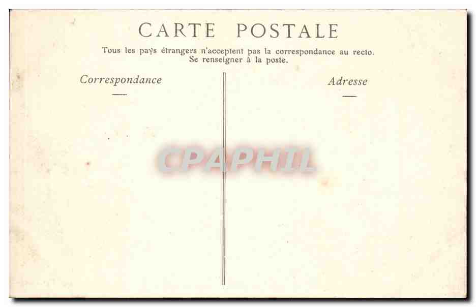 Pau CPA Le Gave et la chaine des Pyrenees — Rückseite