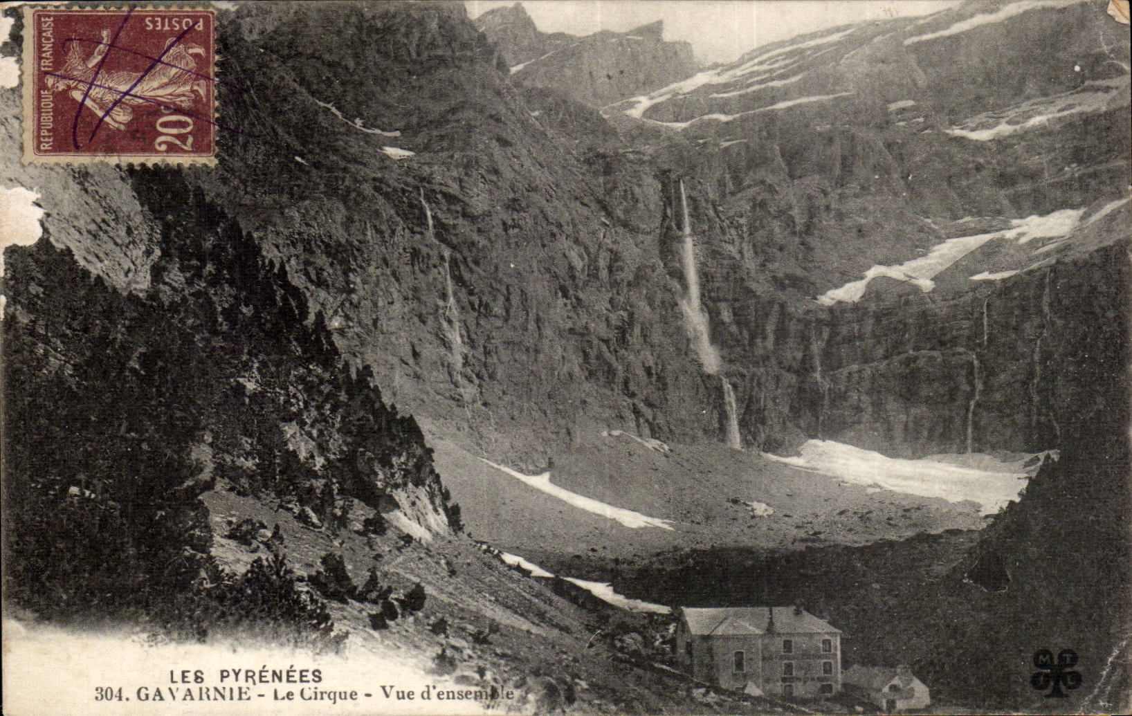 Gavarnie CPA Le cirque Vue d'ensemble