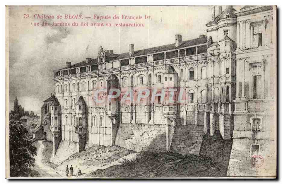 Blois CPA Facade de Francois 1er 