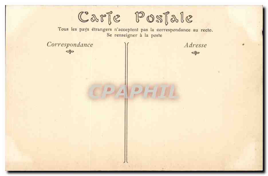 Bayonne CPA Le theatre — Rückseite