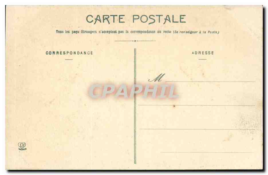 Vallee de la Tet CPA Fontpedrouse Le grand pont Sejournet — Rückseite