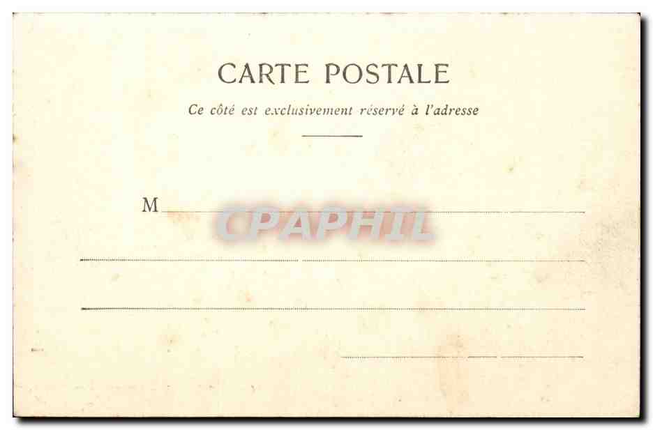 Libourne cPA Les bords du Pintey (ane donkey mule) — Rückseite