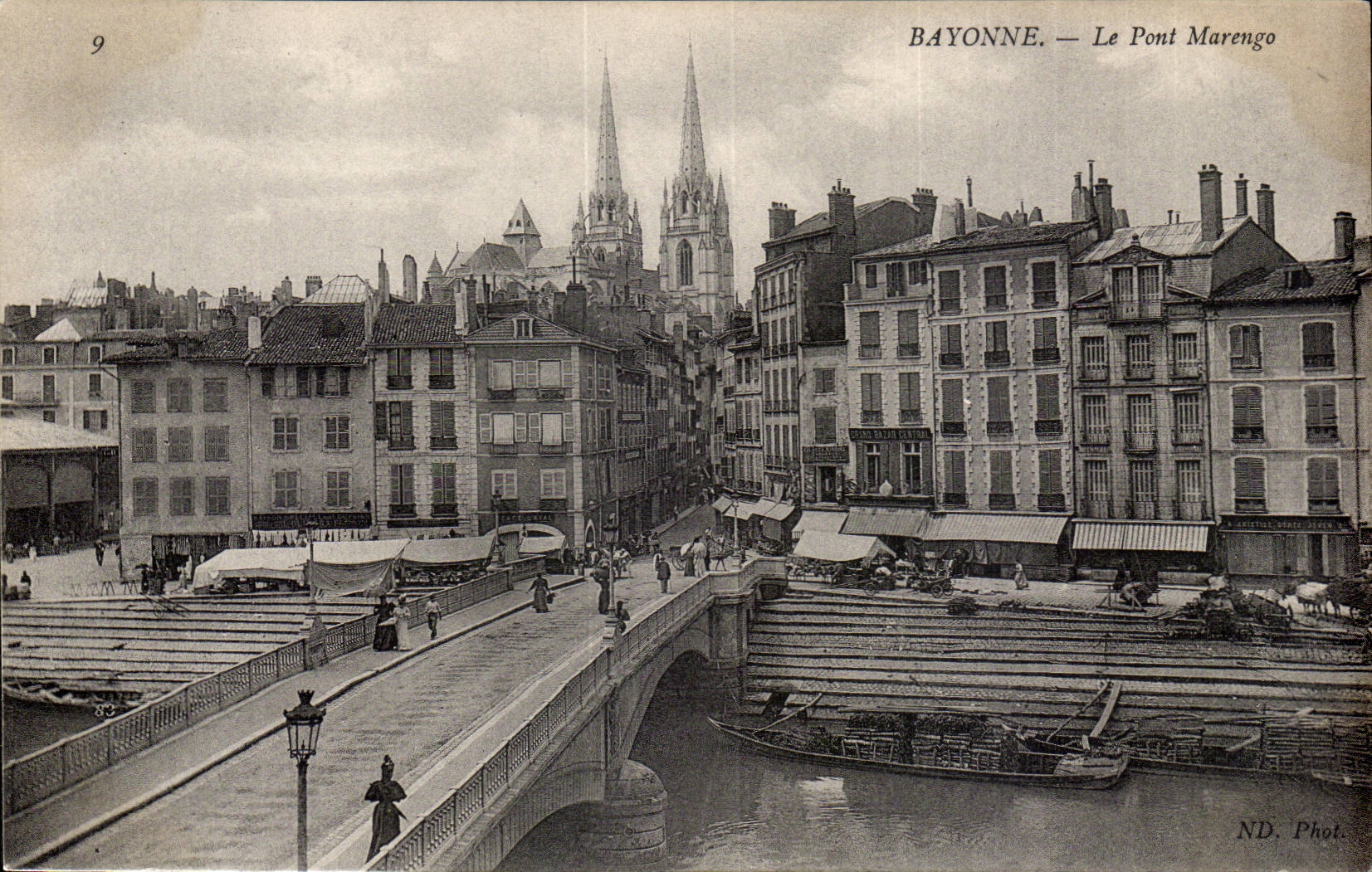 Bayonne — Le Pont Marengo — ND. Phot.